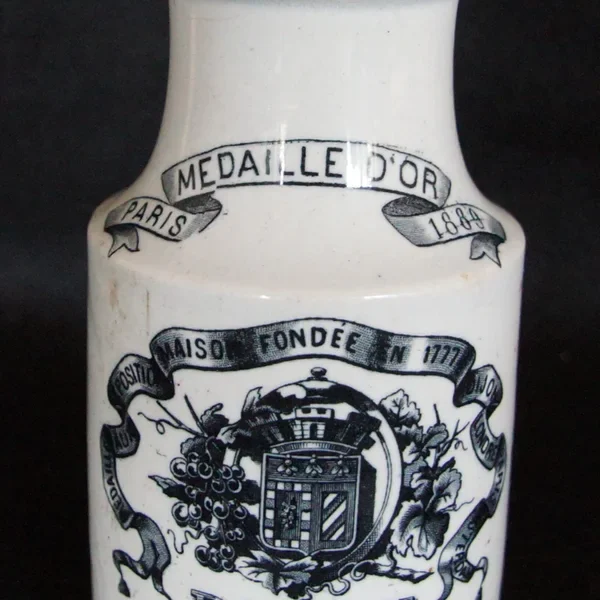 Dijon mosterdpotje Opaque de Sarreguemines
