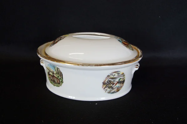 Frans vintage Paté/boter kuip