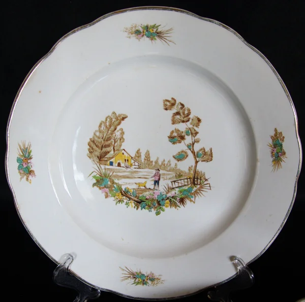 Digoin & Sarreguemines France Marseille dinerborden set