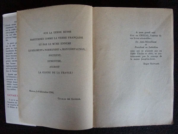 Roger Sauvage Un du Normandie-niémen éditions André Martel ediion originale - Afbeelding 3